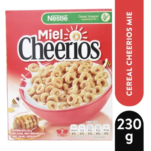 Cereal Nestle Cheerios Miel 230g