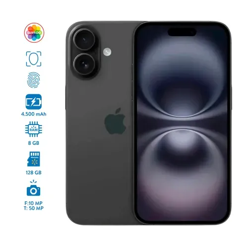 Celular Apple Iphone 16 8GB RAM 128GB Almacenamiento