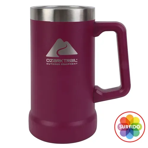 Jarra Ozark Trail cervecera insulada rosada capacidad 24 oz