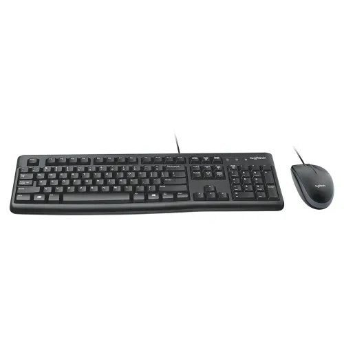 Teclado y Mouse Logitech Mk120 Color Negro
