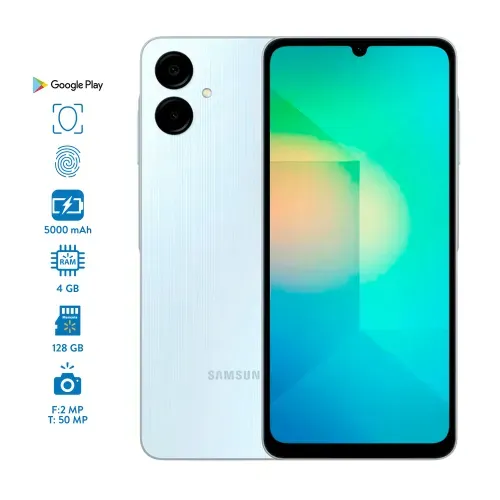 Imagen de Celular Samsung A06 claro 4GB RAM 128 GB Almacenamiento