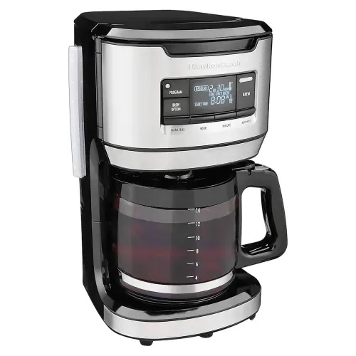 Cafetera Programable Hamilton Beach capacidad 14 tazas