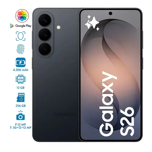 Celular Samsung Galaxy S26 12GB RAM y 256GB Almacenamiento, Colores Surtidos