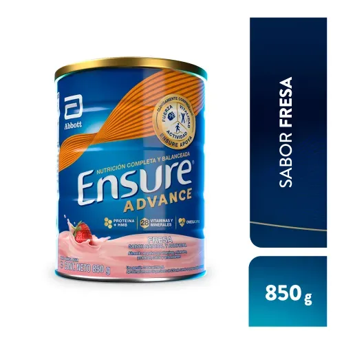 Complemento Ensure Advance® Fresa - 850 g
