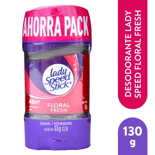 Deo Lss Floral Fresh Gel 2 Pk 130g