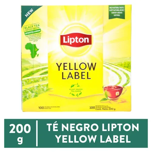 Lipton Yellow Label Te Negro Prem 200 g