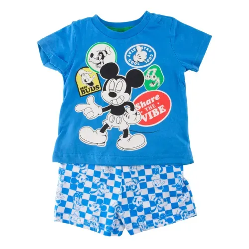 Pijama 2pc Short Mickey T6 36m