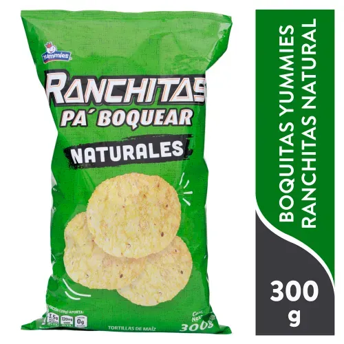 Boquitas Yummies Ranchitas Natural - 300 g