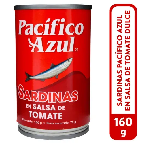 Sardina Pacifico Azul en Salsa de Tomate Dulce - 160 g