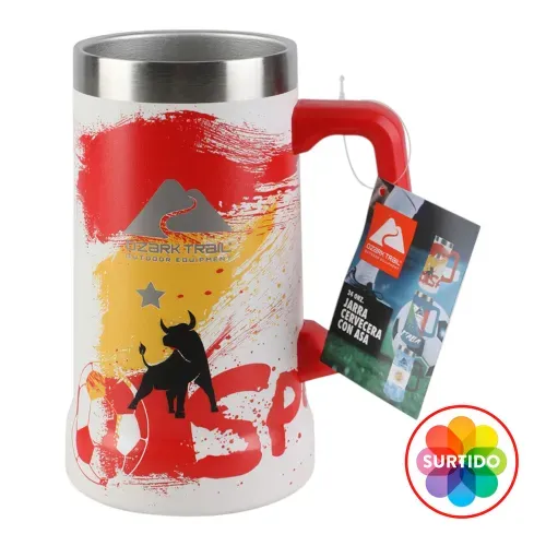 Jarra Mundial Ozark Trail cervecera insulada colores surtidos capacidad 24 oz