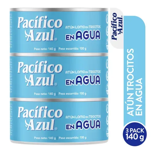 Atún Pacifico Azul  en agua 3 pack - 420 g
