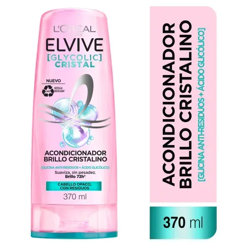 Acondicionador L'Oréal Paris Elvive Glycolic Crystal - 370 ml