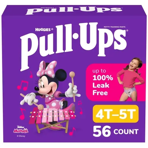 Calzoncillo de Entrenamiento Pull-Ups Talla Niña 4T-5T - 56 Unidades