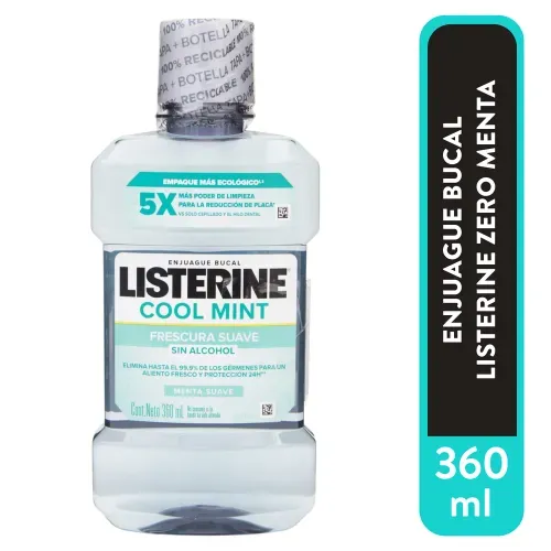 Enjuague Listerine Zero - 360ml