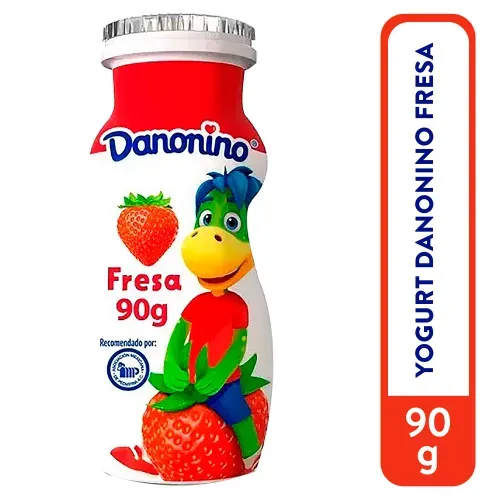Yogurt Danone Fresa Bebible - 90 g