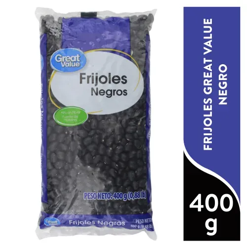 Frijoles Great Value Negros - 400 g