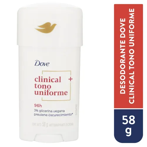 Dove W Cream Ap Clinical Tono 12x58g