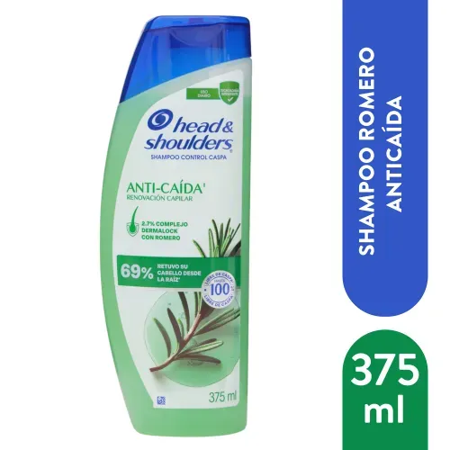 Hdshould Shampoo Romero Anticaida 375ml