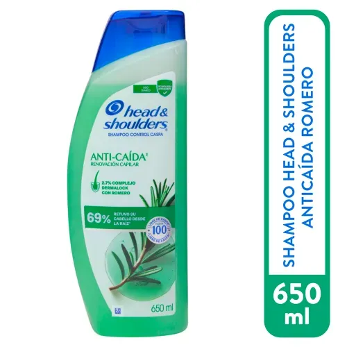 Hdshould Shampoo Romero Anticaida 650ml