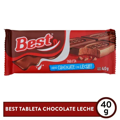 Best Tableta Chocolate Leche 40gr