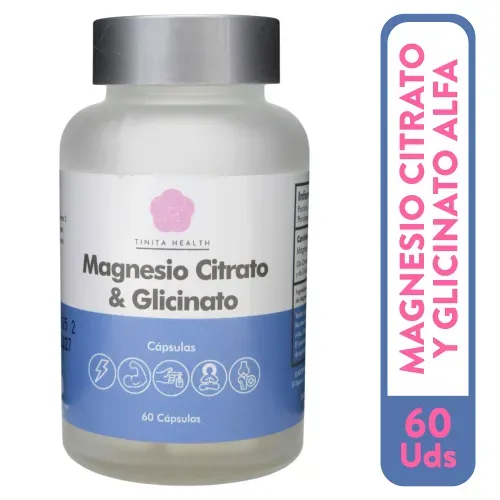 Magnesio Citrato Y Glicinato Alfa 60 Ea