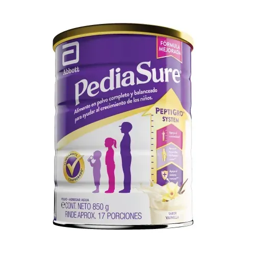 Complemento Nutricional Pediasure Peptigro Vainilla con proteína,vitaminas para apoyar el crecimiento de los niños - 850 g
