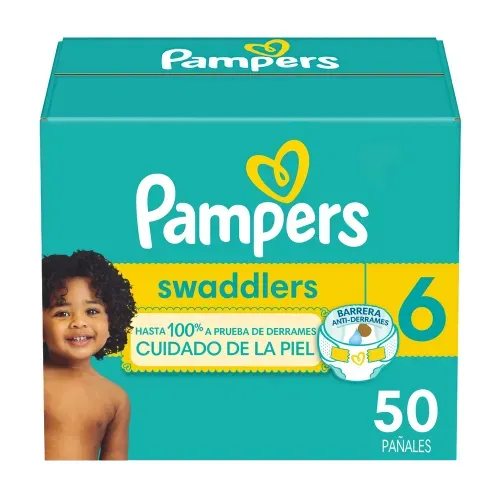 Pañales Pampers Swaddlers Etapa 6 Libre de Derrames - 50 Uds