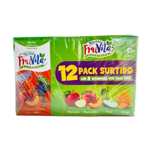 Nectar Fruvita Surtido 12 Pack - 2400 ml