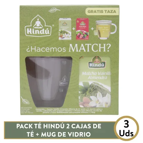 Té Hindú frutos matcha taza 2 pack - 46 g