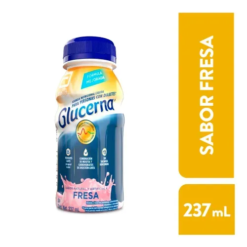 Complemento Nutricional Glucerna Sabor Fresa - 237 mL