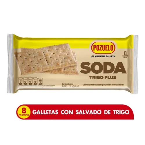 Galletas Pozuelo Soda Trigo Plus - 176 g