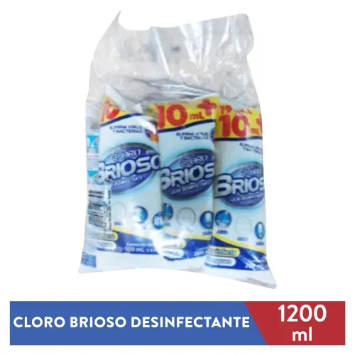 Cloro Brioso Desinfectante 6pk 1200ml