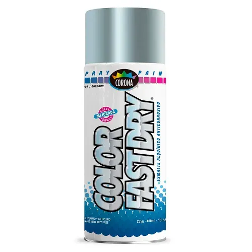 Spray Corona color bright chrome