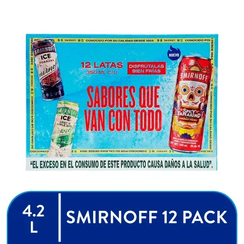 Smirnoff Ice 12pk Sabores 350 ml