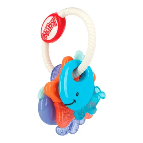 Juguete para bebé Nuby con gel frío y figuras marinas