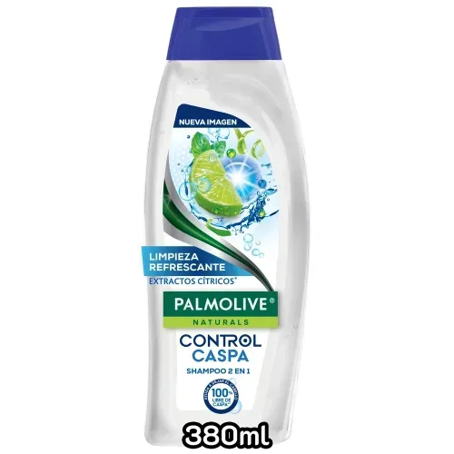 Shampoo Palmolive Naturals Control Caspa Extractos Citricos - 380 ml