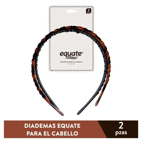 Diadema Equate Para El Cabello 2 Piezas