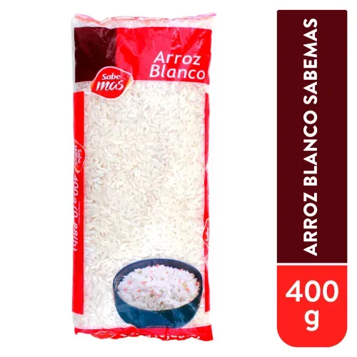 Arroz Blanco Sabemas En Bolsa - 400 g