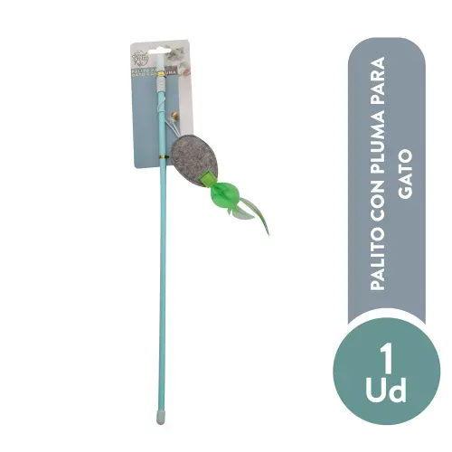 Special Kitty Palito Con Pluma Para Gato