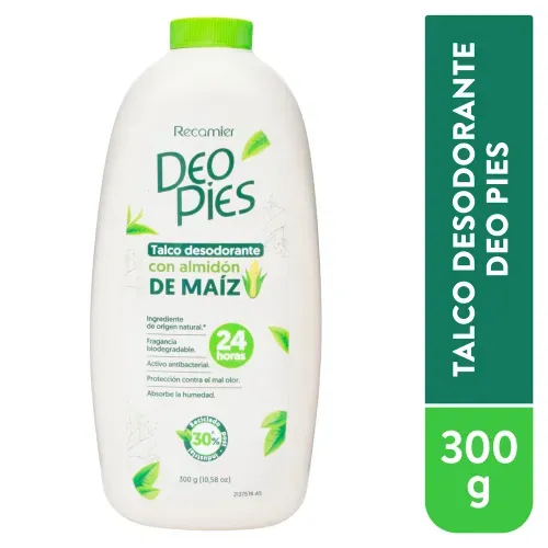 Deo Pies Talco Almidon De Maiz 130grs