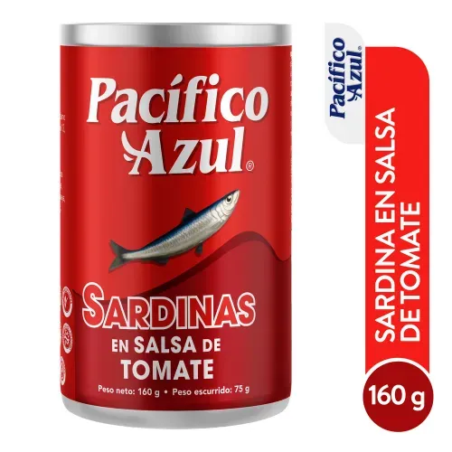 Sardina Pacífico Azul en salsa de tomate - 160 g