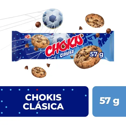 Galletas Gamesa Chokis Clásica con chispas de chocolate - 57 g