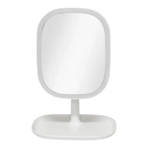 Ms Espejo Con Luz Led Aumento 5x 20x28cm