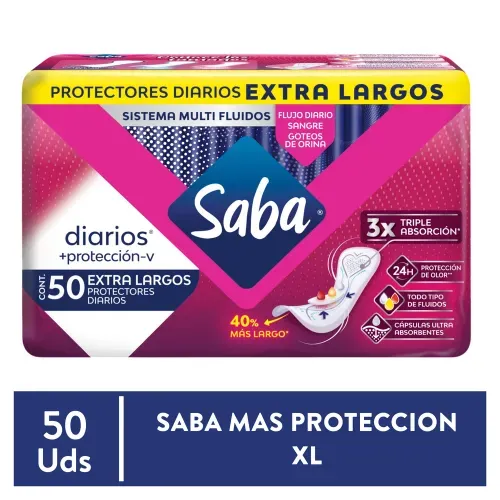 Saba Diario m Proteccion v Xl 50 1 Unidad
