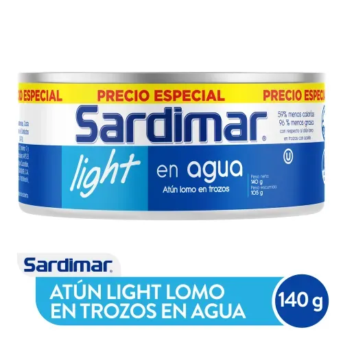 Atún Sardimar trozos en agua bonus - 140 g