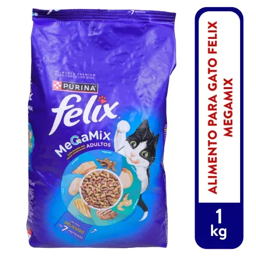 Alimento Gato Felix Megamix 1000 kg