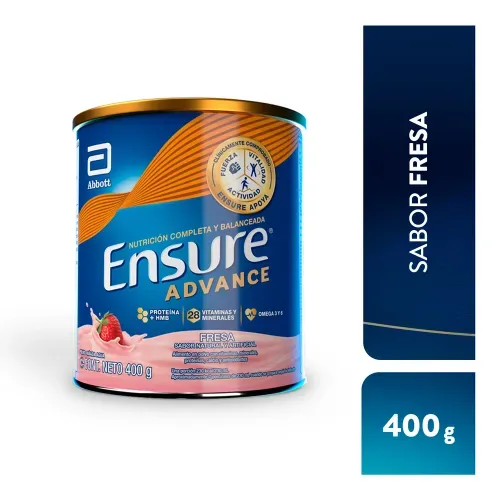 Complemento Ensure Advance® Sabor Fresa - 400 g