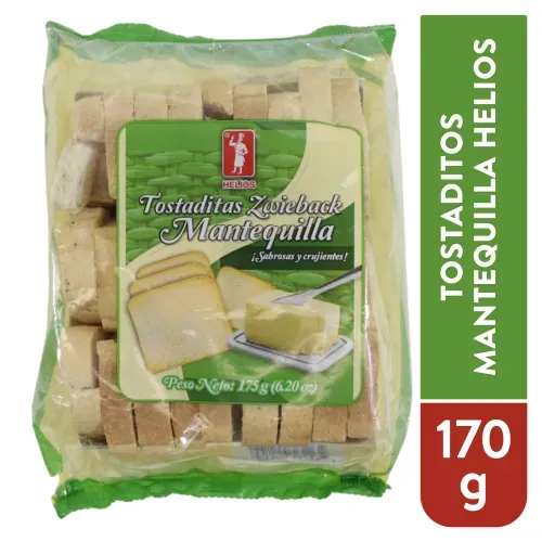 Tostaditos Mantequilla Helios 175 Gr