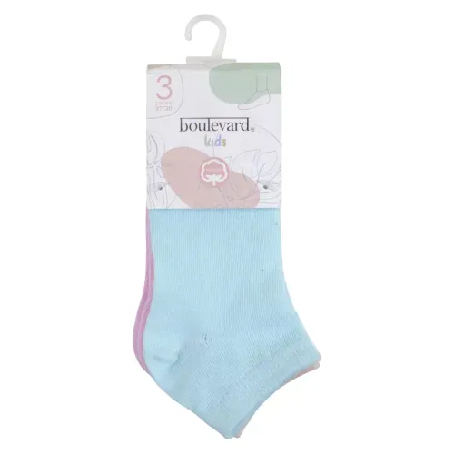 3p Calceta Casual Corta Lsa Blv