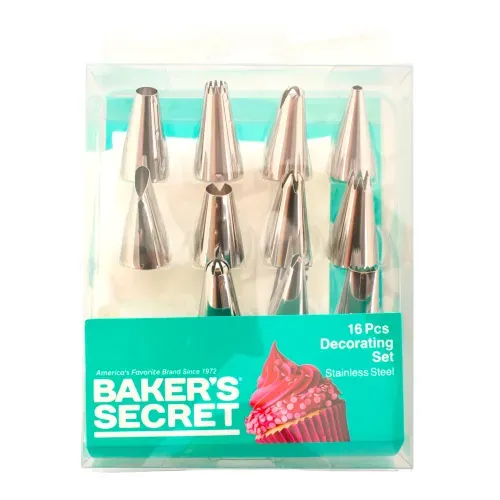 Set 16 Piezas Decoracion Pastel Bakers Secrets
